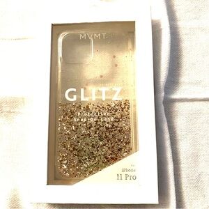 Cell phone cover fits iPhone 11 MVMT Glitz. Won’t slip out of your hand. NWT